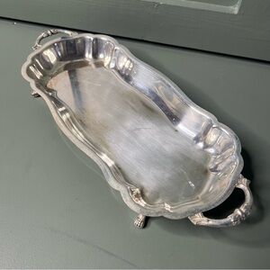 Elegant Silver Serving Tray